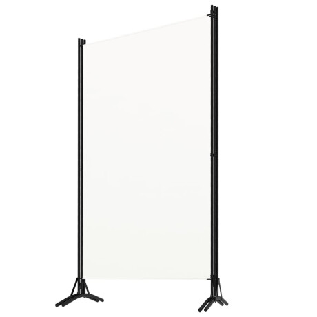 vidaXL Kamerscherm met 3 panelen 260x180 cm stof wit afbeelding3 - 1