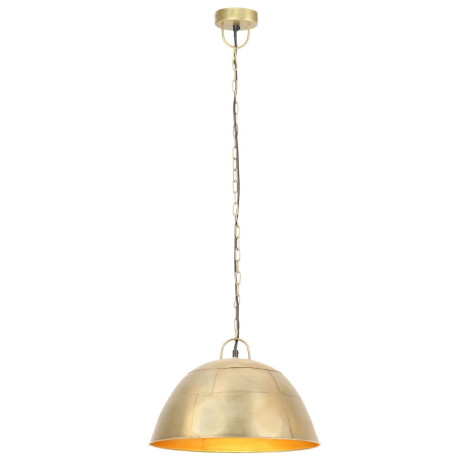 vidaXL Hanglamp industrieel vintage rond 25 W E27 41 cm messingkleurig afbeelding3 - 1