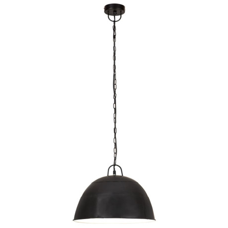 vidaXL Hanglamp industrieel vintage rond 25 W E27 41 cm zwart afbeelding3 - 1