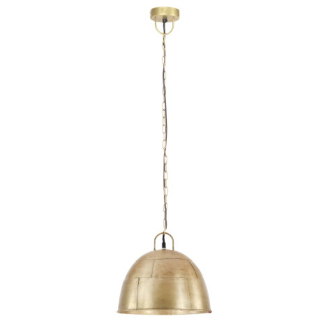 vidaXL Hanglamp industrieel vintage rond 25 W E27 31 cm messingkleurig afbeelding3 - 1