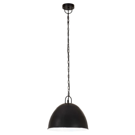 vidaXL Hanglamp industrieel vintage rond 25 W E27 31 cm zwart afbeelding3 - 1