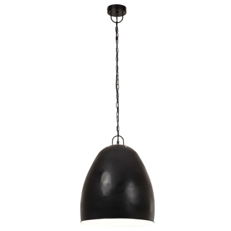 vidaXL Hanglamp industrieel rond 25 W E27 42 cm zwart afbeelding3 - 1