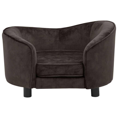 vidaXL Hondenbank 69x49x40 cm pluche bruin afbeelding3 - 1