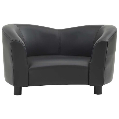 vidaXL Hondenbank 67x41x39 cm kunstleer zwart afbeelding3 - 1