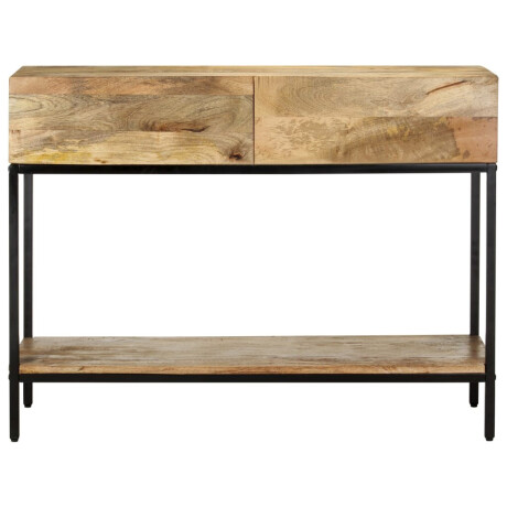 vidaXL Wandtafel 100x35x76 cm massief mangohout afbeelding3 - 1