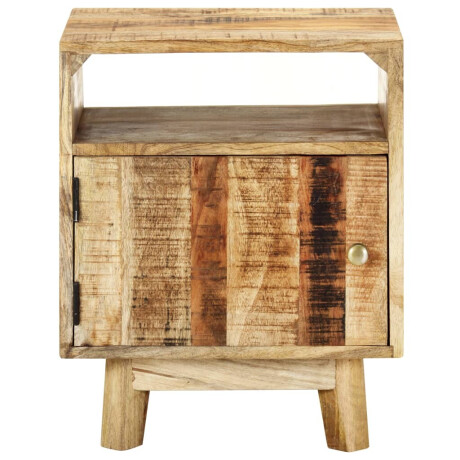 vidaXL Nachtkastje 40x30x50 cm ruw mangohout afbeelding3 - 1