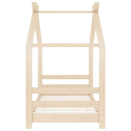 vidaXL Kinderbedframe massief grenenhout 70x140 cm afbeelding3 - 1