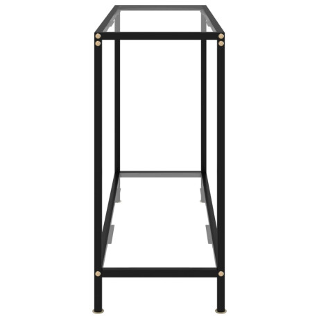 vidaXL Wandtafel 100x35x75 cm gehard glas transparant afbeelding3 - 1