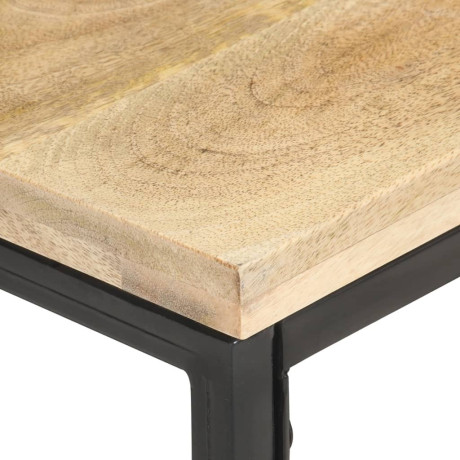 vidaXL Bijzettafel 40x40x35 cm massief mangohout afbeelding3 - 1