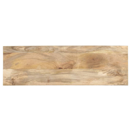 vidaXL Wandtafel 110x35x75 cm massief mangohout afbeelding3 - 1