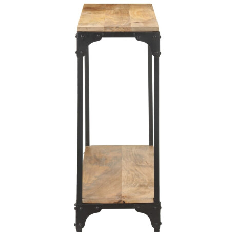 vidaXL Wandtafel 110x30x75 cm massief mangohout afbeelding3 - 1