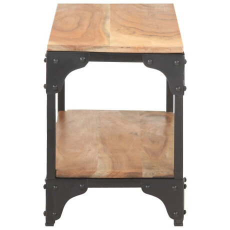 vidaXL Salontafel 90x30x40 cm massief acaciahout afbeelding3 - 1