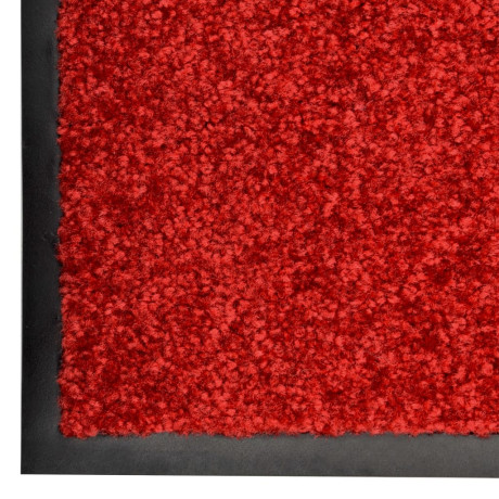 vidaXL Deurmat wasbaar 60x90 cm rood afbeelding3 - 1