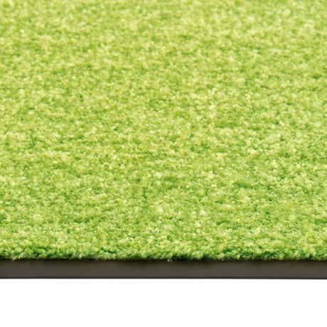vidaXL Deurmat wasbaar 90x150 cm groen afbeelding3 - 1