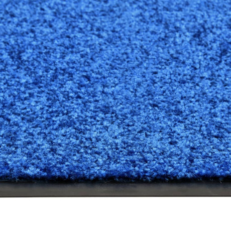 vidaXL Deurmat wasbaar 40x60 cm blauw afbeelding3 - 1