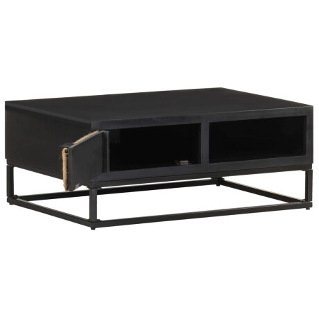 vidaXL Salontafel 90x60x35 cm massief mangohout afbeelding3 - 1