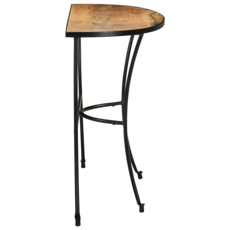 vidaXL Bijzettafel 110x40x77 cm massief mangohout afbeelding3 - 1