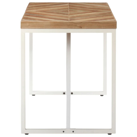 vidaXL Eettafel 120x60x76 cm massief acaciahout en mangohout afbeelding3 - 1