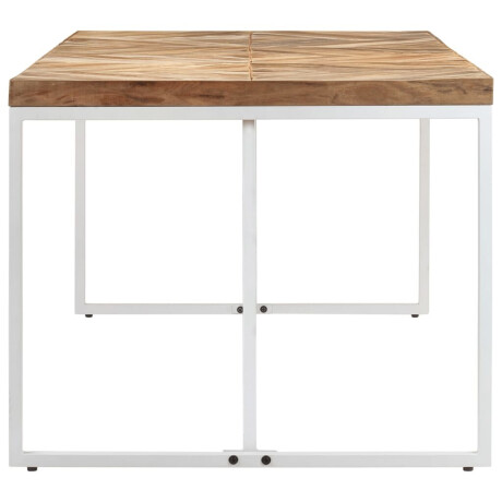 vidaXL Eettafel 180x90x76 cm massief acaciahout en mangohout afbeelding3 - 1