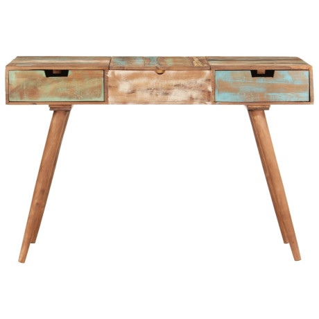 vidaXL Kaptafel met spiegel 112x45x76 cm massief gerecycled hout afbeelding3 - 1