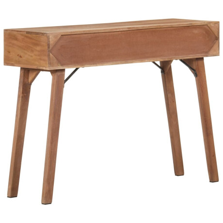 vidaXL Wandtafel 100x35x76 cm massief mangohout afbeelding3 - 1