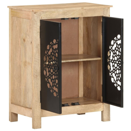 vidaXL Dressoir 60x35x75 cm massief mangohout afbeelding3 - 1