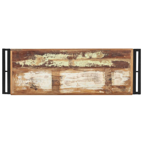 vidaXL Wandtafel 90x30x75 cm massief gerecycled hout afbeelding3 - 1