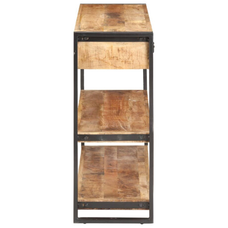 vidaXL Dressoir 120x30x75 cm massief ruw mangohout afbeelding3 - 1