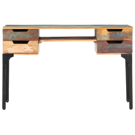 vidaXL Bureau 118x48x75 cm massief gerecycled hout afbeelding3 - 1