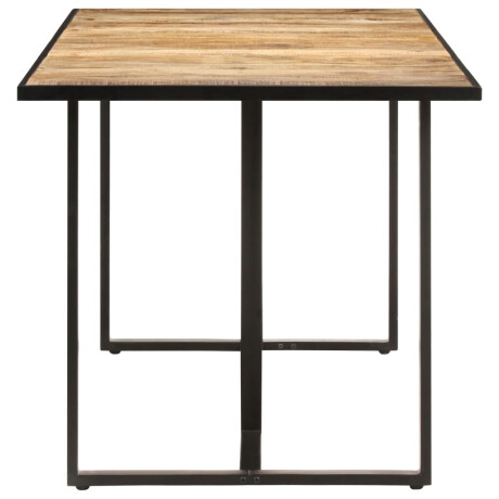 vidaXL Eettafel 180 cm ruw mangohout afbeelding3 - 1