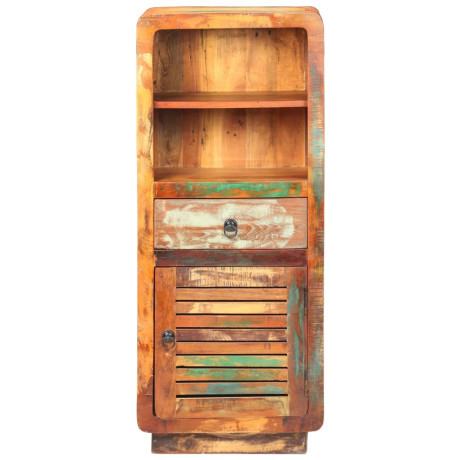 vidaXL Hoge kast 45x32x110 cm massief gerecycled hout afbeelding3 - 1