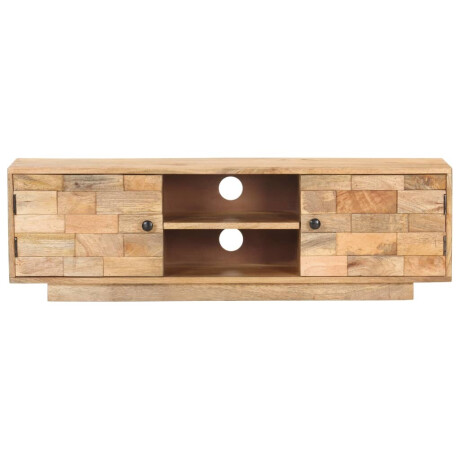 vidaXL Tv-meubel 116x30x35 cm massief mangohout afbeelding3 - 1
