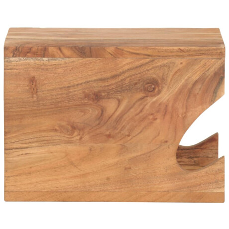 vidaXL Wandfietsenrek 35x25x25 cm massief acaciahout afbeelding3 - 1