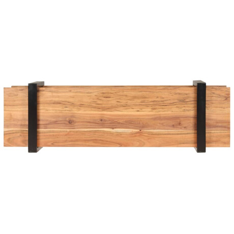 vidaXL Tv-meubel 130x40x40 cm massief acaciahout afbeelding3 - 1
