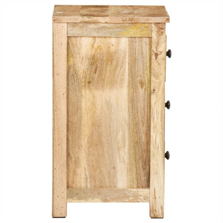 vidaXL Nachtkastje 45x35x60 cm massief mangohout afbeelding3 - 1