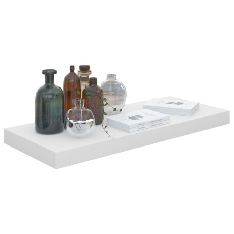 vidaXL Wandschappen zwevend 4 st 60x23,5x3,8 cm MDF hoogglans wit afbeelding3 - 1