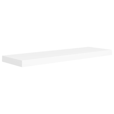 vidaXL Wandschappen zwevend 2 st 80x23,5x3,8 cm MDF wit afbeelding3 - 1