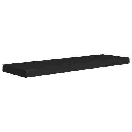 vidaXL Wandschappen zwevend 4 st 80x23,5x3,8 cm MDF zwart afbeelding3 - 1