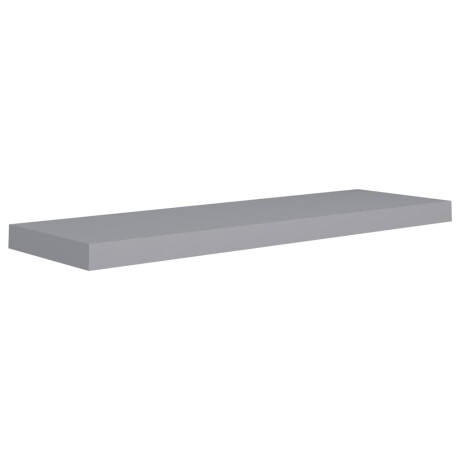 vidaXL Wandschappen zwevend 2 st 80x23,5x3,8 cm MDF grijs afbeelding3 - 1