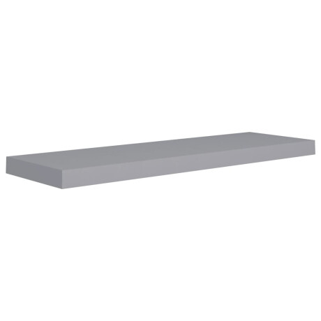 vidaXL Wandschappen zwevend 4 st 80x23,5x3,8 cm MDF grijs afbeelding3 - 1