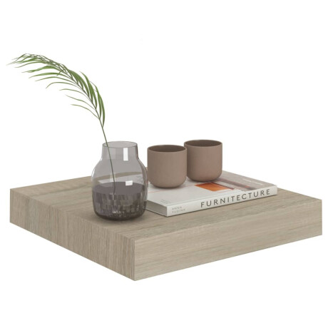 vidaXL Wandschappen zwevend 4 st 23x23,5x3,8 cm MDF eikenkleurig afbeelding3 - 1