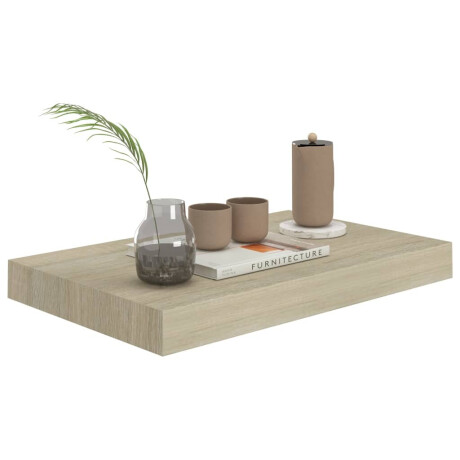 vidaXL Wandschappen zwevend 4 st 40x23x3,8 cm MDF eikenkleurig afbeelding3 - 1
