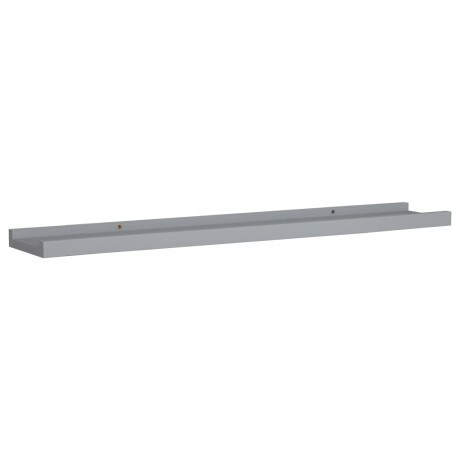 vidaXL Fotoplanken 2 st 80x9x3 cm MDF grijs afbeelding3 - 1