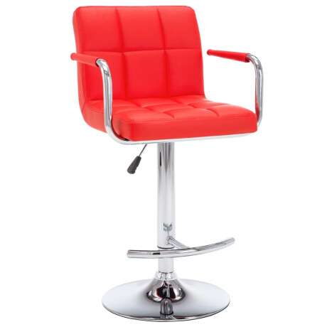 vidaXL Barstoelen 2 st kunstleer rood afbeelding3 - 1