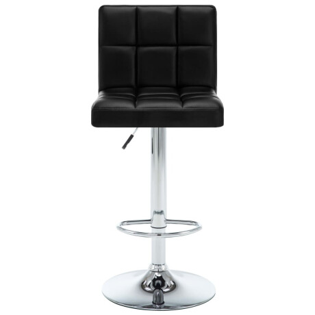 vidaXL Barstoelen 2 st kunstleer zwart afbeelding3 - 1