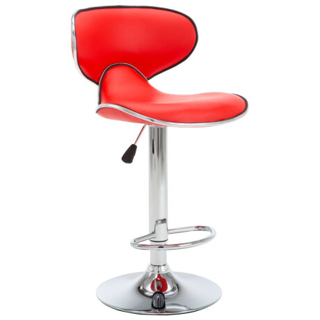 vidaXL Barstoelen 2 st kunstleer rood afbeelding3 - 1