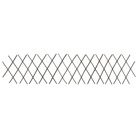 vidaXL Tuinlatwerken 5 st 180x30 cm wilgenhout afbeelding3 - 1