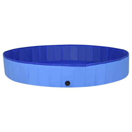 vidaXL Hondenzwembad inklapbaar 200x30 cm PVC blauw afbeelding3 - 1