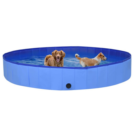 vidaXL Hondenzwembad inklapbaar 300x40 cm PVC blauw afbeelding3 - 1