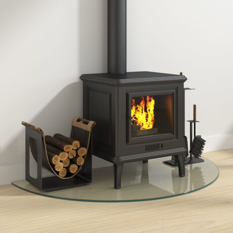 vidaXL Glasplaat voor open haard halfrond 1000x500 mm afbeelding3 - 1